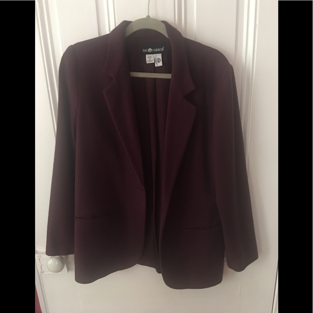 Vintage plum wool jacket 🍇